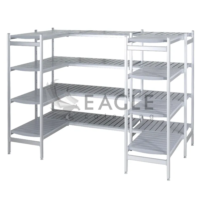 Commercial Aluminum Composite Shelving Frame Shelf