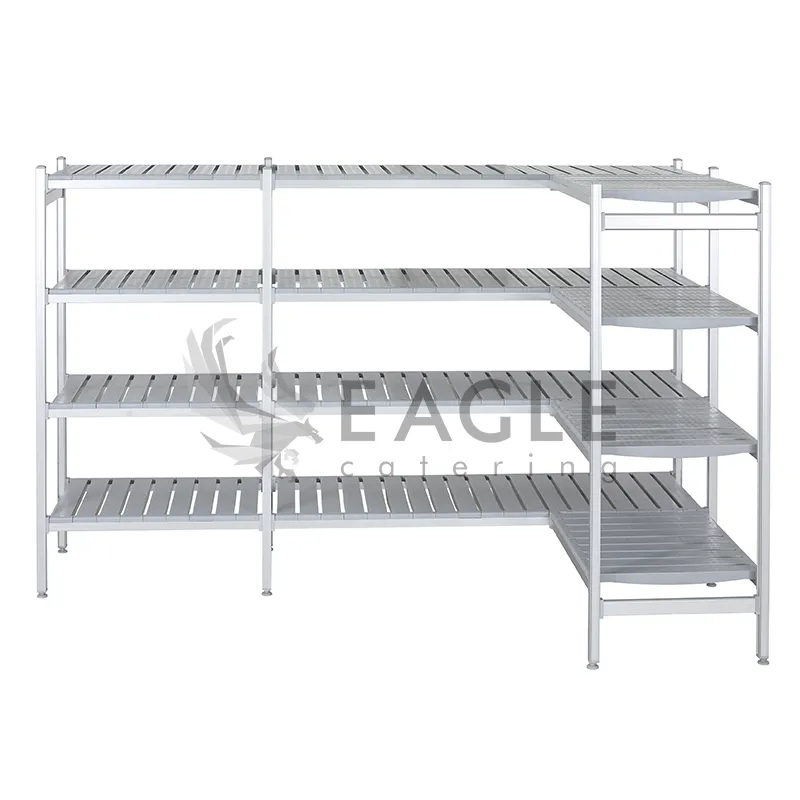 Commercial Aluminum Composite Shelving Frame Shelf
