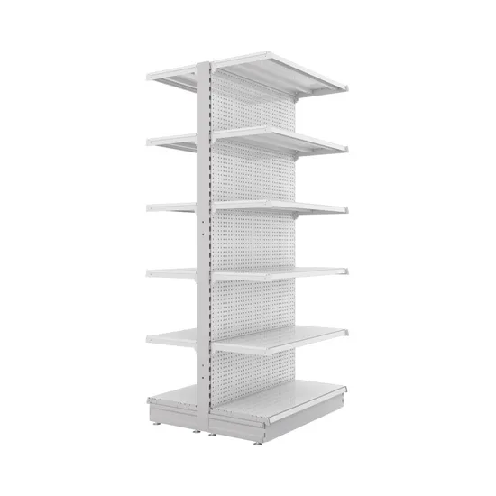Multiple Purpose Supermarket Shelving 4 Ways Gondola System Tegometall Compatible Wire Mesh Shelving