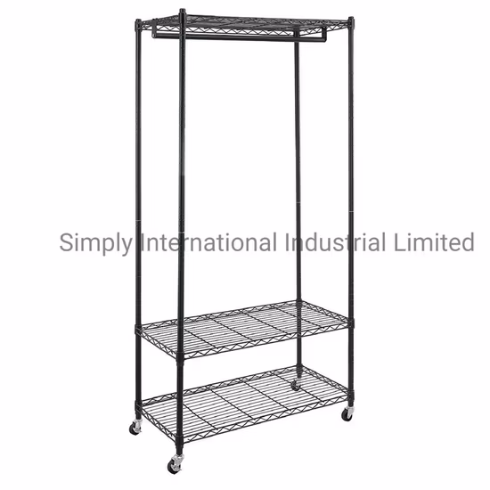 OEM Clothes Garment Hanger Display Shelving Rack
