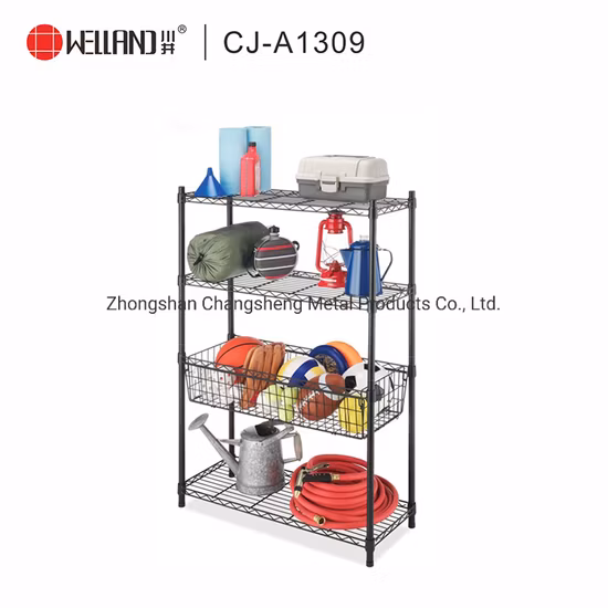 Steel Closet Storage Unit for Home, Office & School - 2 Door Metal Organizer with Electro Powder Coating, 4 Shelves