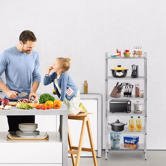 Open Design Display Rack Storage Wire Shelf Unit From China