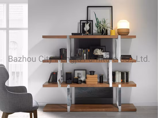 2022 New OEM Contemporary Modern Design Solid Home Bookshelf Metal Frame Shopping Mall Shoes Handbag Metal Hat Display Shelf